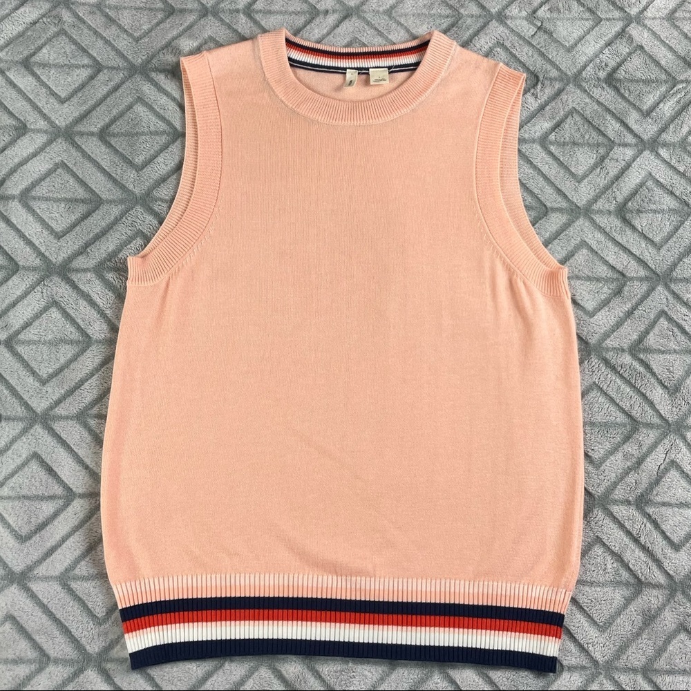 Moth Anthropologie knitted vest wool blend